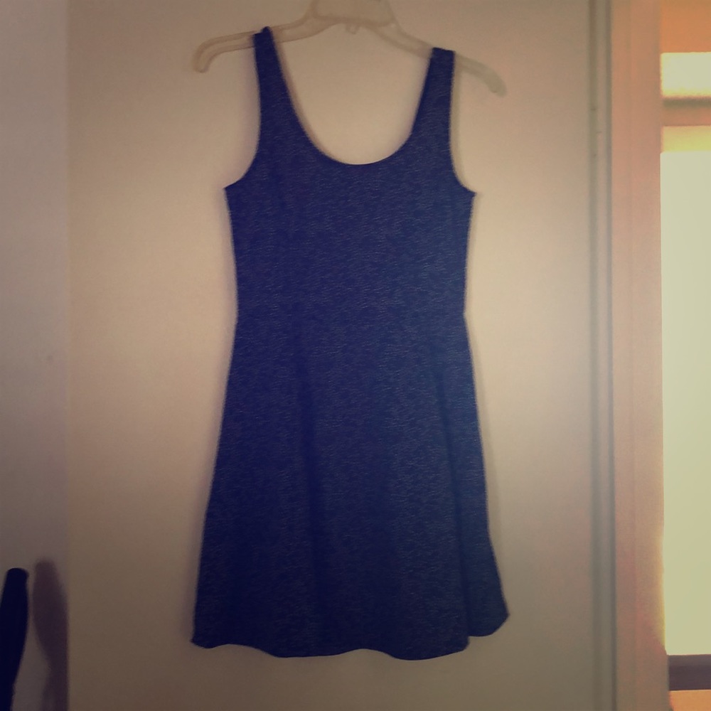 Polka Dot Navy Blue Summer Dress